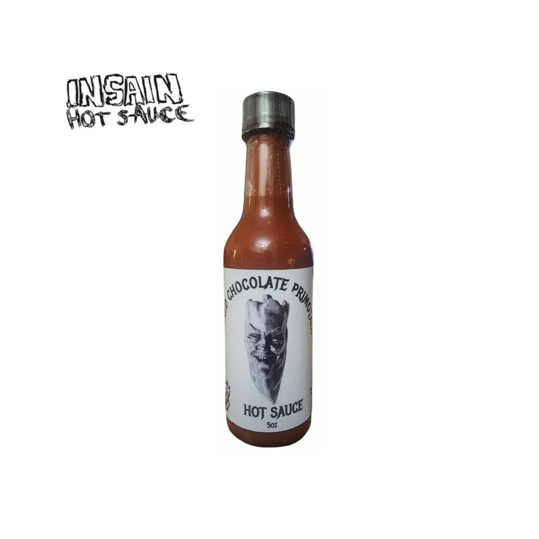Wicked Chocolate Primotalii Hot Sauce bottle - rare extreme heat premium sauce