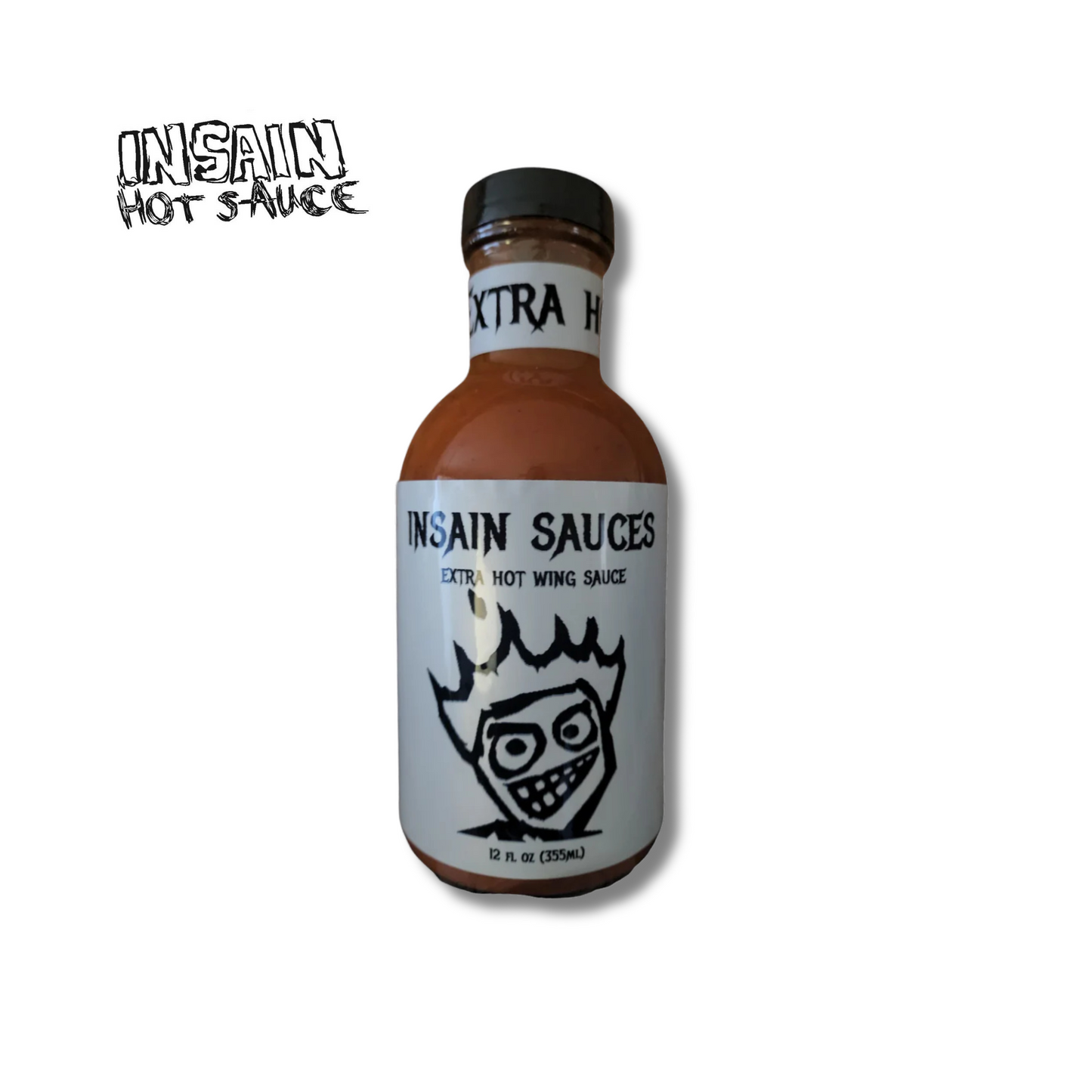 Extra Spicy Wing Sauce bottle - bold fiery heat perfect for wings and serious spice lovers