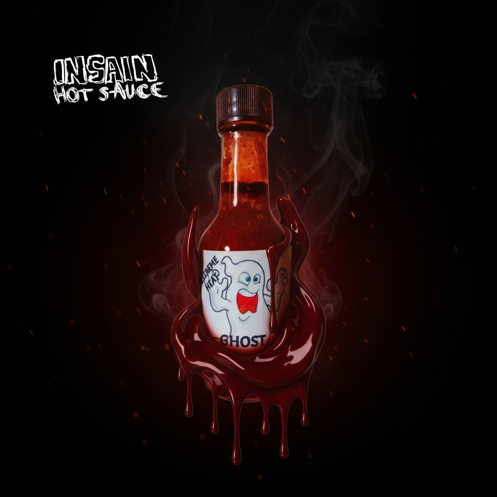 Ghost Blood Hot Sauce - Ghost Pepper Heat (1.6 oz)