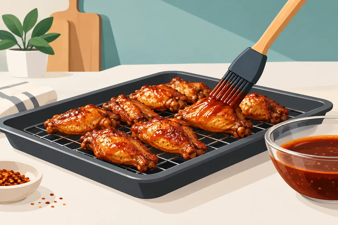 How to Glaze Chicken Wings Without Soggy Skin
