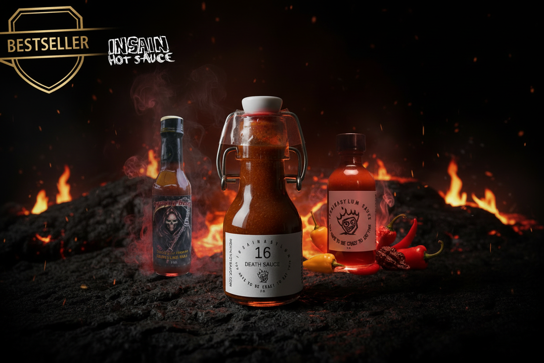 Insain Hot Sauce full lineup of extreme small-batch hot sauces
