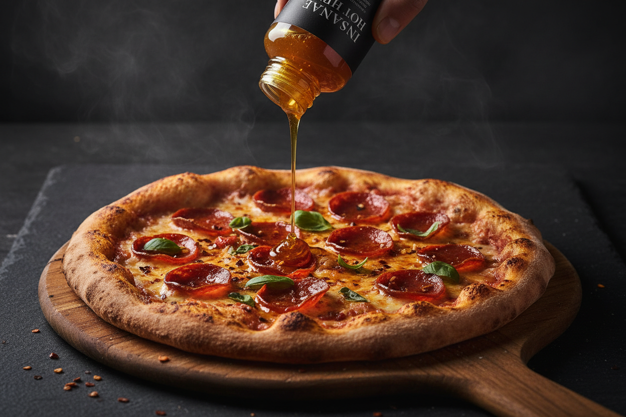 Hot Honey on Pizza