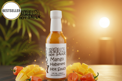 Mango Habanero Hot Sauce - Tropical Sweet Heat Gourmet (5 oz)
