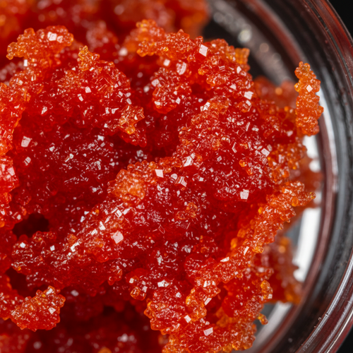 Close-up of 16 Million Scoville extract texture