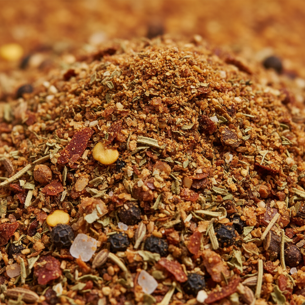 Close-up of Cajun Seasoning blend