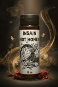 Insain Hot Honey - Yellow Bees Outside, B&W Label