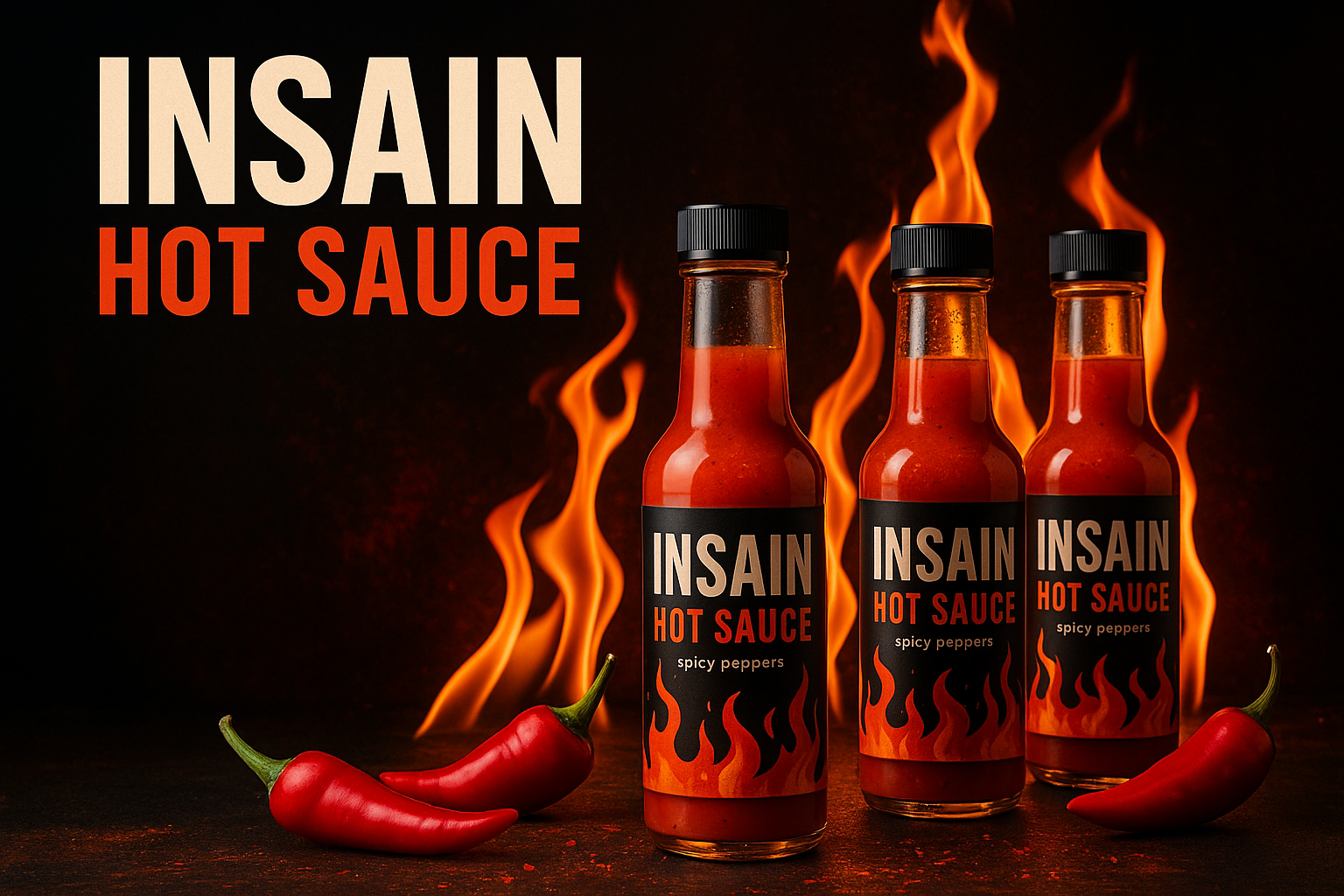 Insain Hot Sauce Hero Banner 1